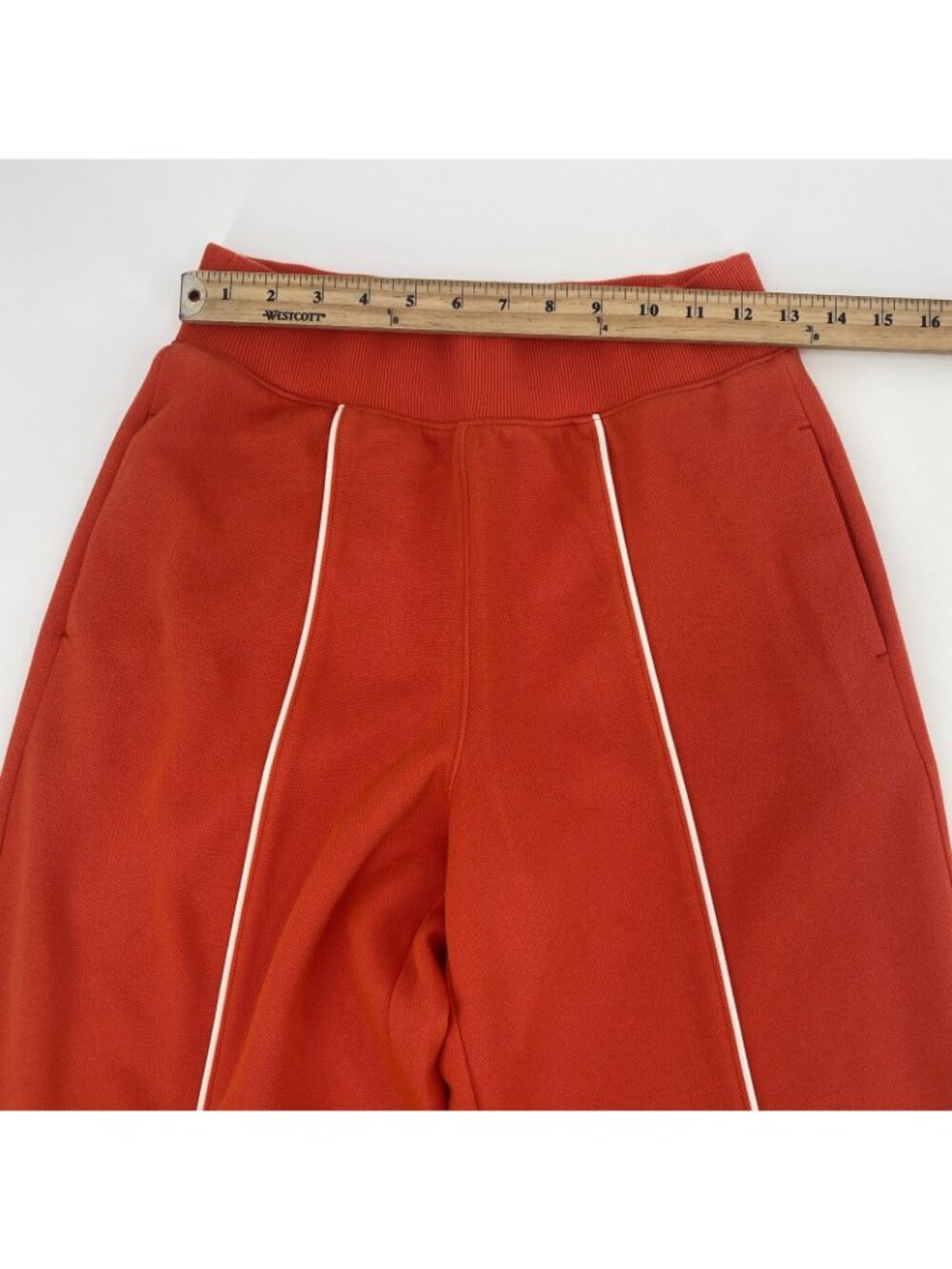 Spanx Size Small Airpique Straight Track Pant In Poppy - Picture 4 of 14